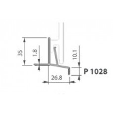 Deceuninck Standard P1028 - okapnice